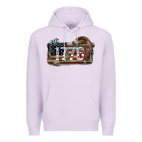 Lilac Eat. 1776 eagle 4th of july Premium Hoodie - HowdyJamesFarm