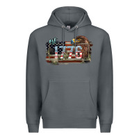 Rock Eat. 1776 eagle 4th of july Premium Hoodie - HowdyJamesFarm