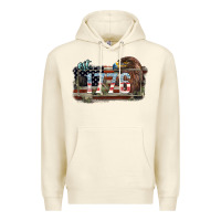 Sandshell Eat. 1776 eagle 4th of july Premium Hoodie - HowdyJamesFarm