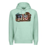 Seafoam Eat. 1776 eagle 4th of july Premium Hoodie - HowdyJamesFarm