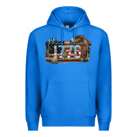 True Royal Eat. 1776 eagle 4th of july Premium Hoodie - HowdyJamesFarm
