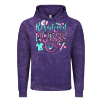 Cloud Purple registered nurse rn Vintage Hoodie - BarkalooDesign