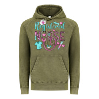 Vintage Olive registered nurse rn Vintage Hoodie - BarkalooDesign