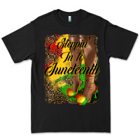 Black steppin' in to juneteenth Premium Tee - HRA Design Shop