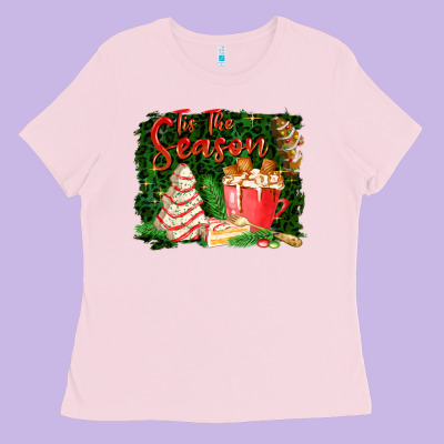 Tis The Season Ladies Tee Designed By Fadigitalartstudio