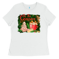 White tis the season Ladies Tee - FaDigitalArtStudio