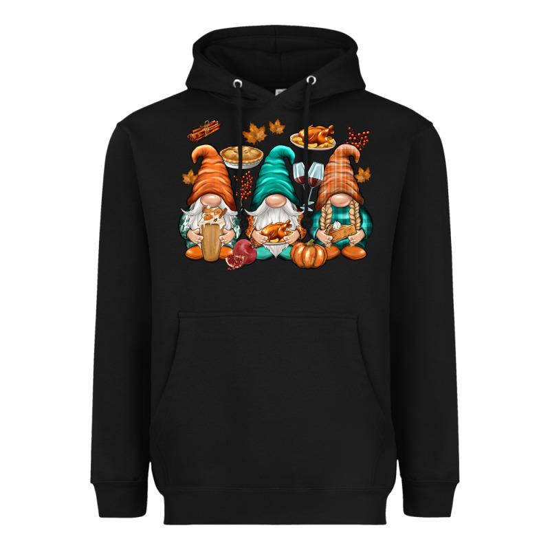 Thanksgiving Gnomes Heavyweight Hoodie by NancyCooperArtShop | Teevron