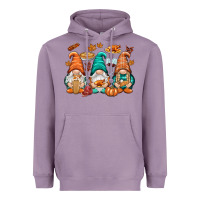 Lavender Thanksgiving gnomes Heavyweight Hoodie - NancyCooperArtShop