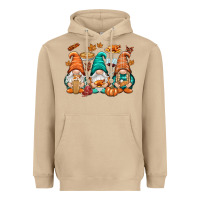 Mushroom Thanksgiving gnomes Heavyweight Hoodie - NancyCooperArtShop
