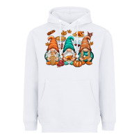 White Thanksgiving gnomes Heavyweight Hoodie - NancyCooperArtShop