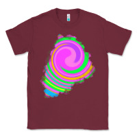 Burgundy tie dye patch Classic Tee - RanaPortraitStore