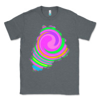 Charcoal Heather tie dye patch Classic Tee - RanaPortraitStore
