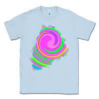 Dusty Blue tie dye patch Classic Tee - RanaPortraitStore