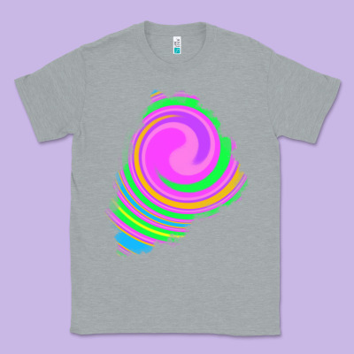 Tie Dye Patch Classic Tee Designed By Ranaportraitstore
