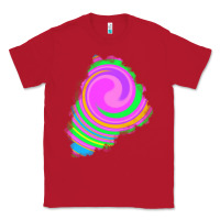 Red tie dye patch Classic Tee - RanaPortraitStore