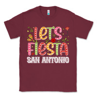 Burgundy lets fiesta san antonio Classic Tee - JahusDesignShop