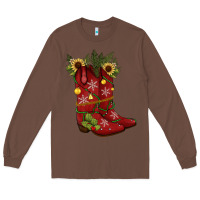 Chestnut Christmas boots Long Sleeve Tee - JahusDesignShop