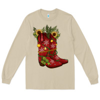 Mushroom Christmas boots Long Sleeve Tee - JahusDesignShop