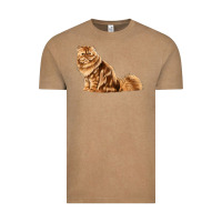 Vintage Coffee Persian Cat Vintage Tee - LillyAllenDesigns