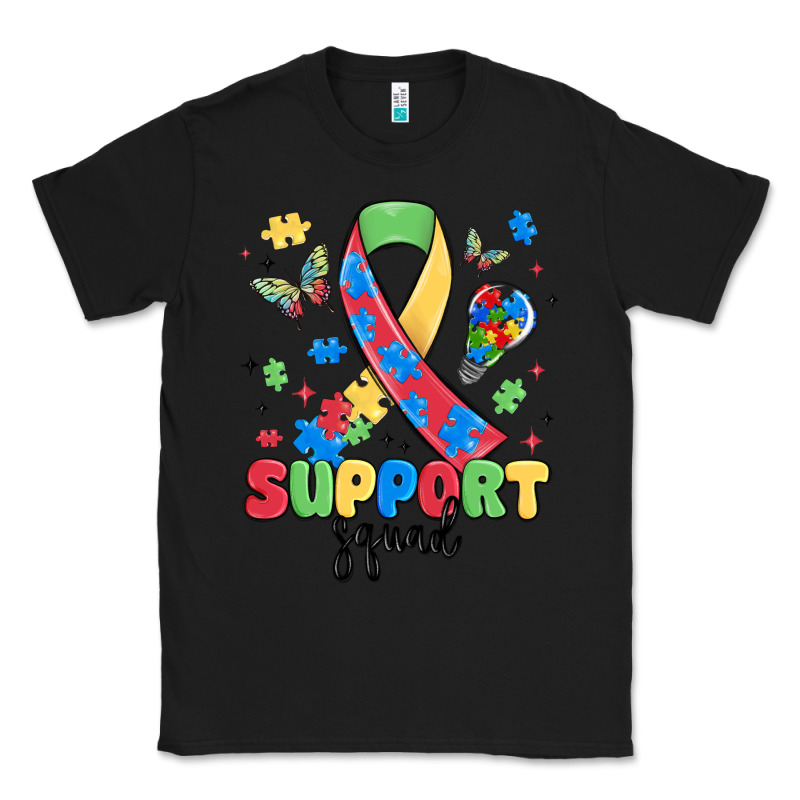 Support Squad Autism Classic Tee by MaliasSmallBusiness | Teevron
