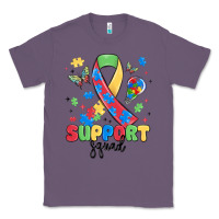 Lavender support squad autism Classic Tee - MaliasSmallBusiness