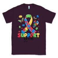 Plum support squad autism Classic Tee - MaliasSmallBusiness