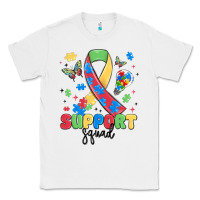White support squad autism Classic Tee - MaliasSmallBusiness