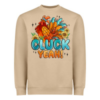 Mushroom cluck yeah Heavyweight Sweatshirt - MaliasSmallBusiness