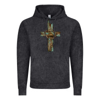 Vintage Arctic cross with thorn Vintage Hoodie - BarkalooDesign