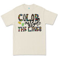 Bone color outside the lines Premium Tee - CowhideDigitalArt