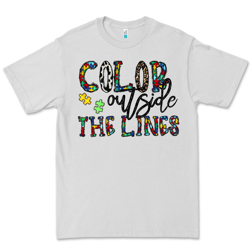 Color Outside The Lines Premium Tee by CowhideDigitalArt | Teevron