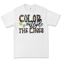 White color outside the lines Premium Tee - CowhideDigitalArt