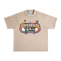 French Oak ask me about my pronouns Urban Heavy Tee - MaliasSmallBusiness