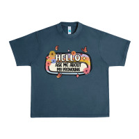 Midnight Navy ask me about my pronouns Urban Heavy Tee - MaliasSmallBusiness