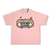 Salmon ask me about my pronouns Urban Heavy Tee - MaliasSmallBusiness
