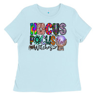 Baby Blue hocus pocus witches Ladies Tee - CowhideDigitalArt