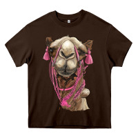 Chocolate Brown camel Heavy Core Tee - BarkalooDesign