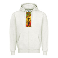 Oatmeal Heather juneteenth pen wrap Zipper Hoodie - BarkalooDesign