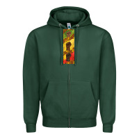 Sports Green juneteenth pen wrap Zipper Hoodie - BarkalooDesign