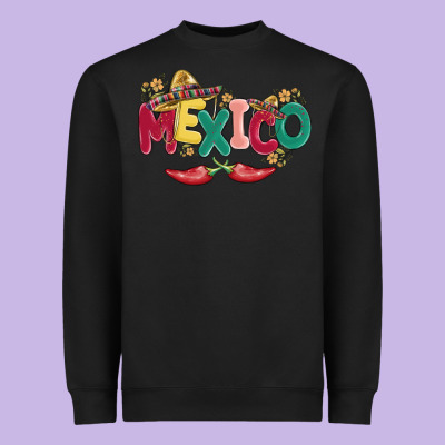 Mexico Heavyweight Sweatshirt Designed By Maliassmallbusiness