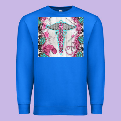 Nurse Premium Sweatshirt Designed By Tumblerdesignbyshophia