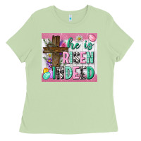 Matcha he is risen indeed tumbler Ladies Tee - Neo Western