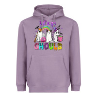 Lavender Let's go ghouls Heavyweight Hoodie - NancyCooperArtShop
