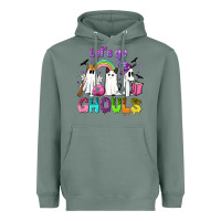 Sage Let's go ghouls Heavyweight Hoodie - NancyCooperArtShop