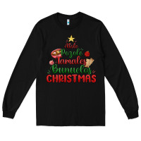 Black atole pozole mexican christmas Long Sleeve Tee - MaliasSmallBusiness