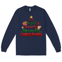 Navy atole pozole mexican christmas Long Sleeve Tee - MaliasSmallBusiness