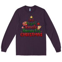 Plum atole pozole mexican christmas Long Sleeve Tee - MaliasSmallBusiness