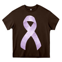 Chocolate Brown testicular cancer ribbon fa element Heavy Core Tee - FaDigitalArtStudio