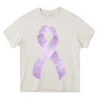 Cream testicular cancer ribbon fa element Heavy Core Tee - FaDigitalArtStudio