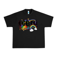Black lgbtq  friendly Urban Heavy Tee - MaliasSmallBusiness